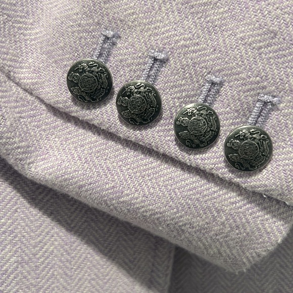 Banana Republic Chevron Academy Blazer Size 2-Regular - Picture 7 of 14